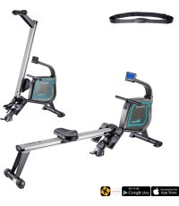 Airēšanas trenažieris ar magnētisko pretestību inSPORTline inCondi RW600 (svars 4 kg)