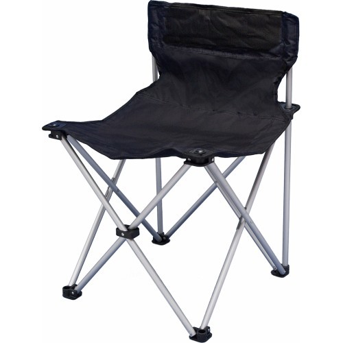 Складной стул BasicNature Travelchair Standard, чёрный