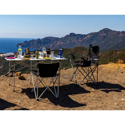 Folding Chair BasicNature Travelchair Standard, Black