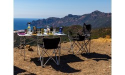 Folding Chair BasicNature Travelchair Standard, Black