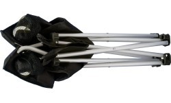 Складной стул BasicNature Travelchair Standard, чёрный