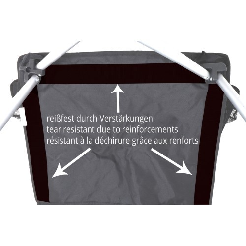 Folding Chair BasicNature Travelchair Standard, Black