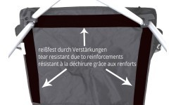Folding Chair BasicNature Travelchair Standard, Black