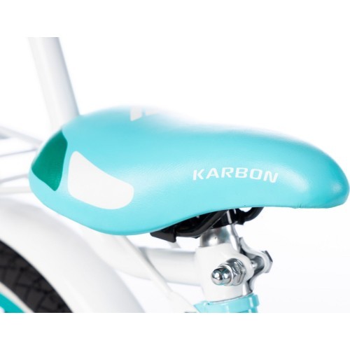 Karbon Kitty 16 bike turquoise-white