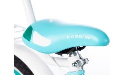 Velosipēds Karbon Kitty 16 turquoise-white