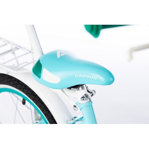 Velosipēds Karbon Kitty 16 turquoise-white