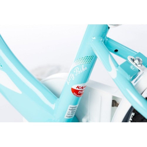 Karbon Kitty 16 bike turquoise-white