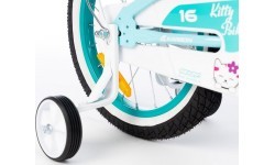 Karbon Kitty 16 bike turquoise-white