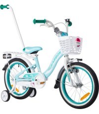 Karbon Kitty 16 bike turquoise-white