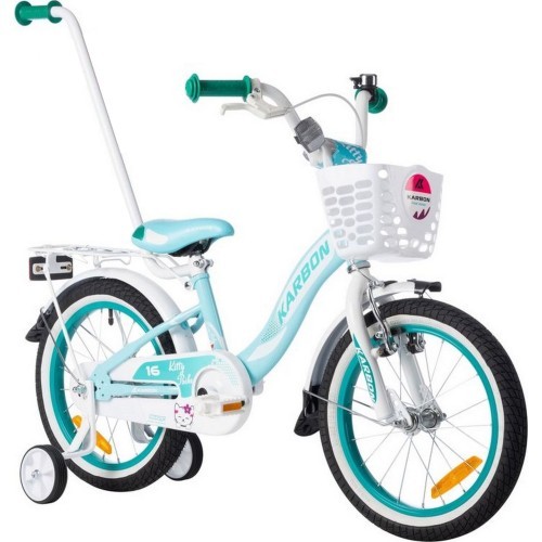 Karbon Kitty 16 bike turquoise-white
