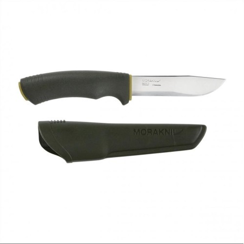 Нож Morakniv Bushcraft Forest, нержавеющая сталь, зелёный