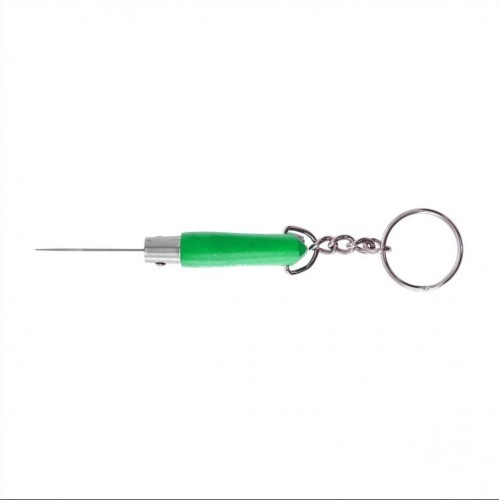 Opinel Colorama 02 inox grab green keychain knife