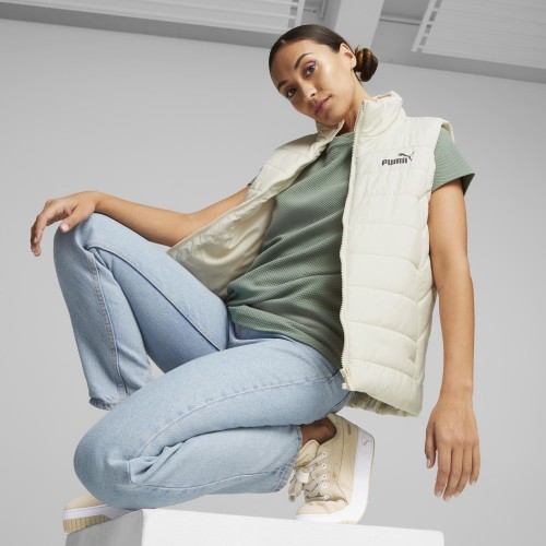Puma sieviešu veste Ess Padded Vest Alpine White 848941 87