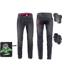 Sieviešu moto džinsi Džinsi W-TEC Leonarda - Black