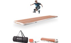 Надувной гимнастический мат inSPORTline Airstunt 500 x 100 x 10 см Mocha Mousse