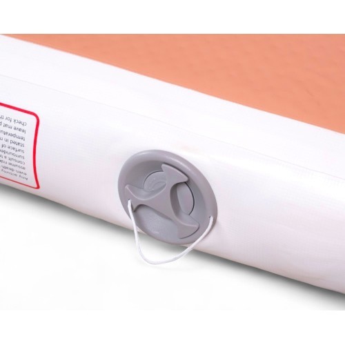 Inflatable Exercise Mat inSPORTline Airstunt 400 x 100 x 10 cm Mocha Mousse w/ Electric Pump