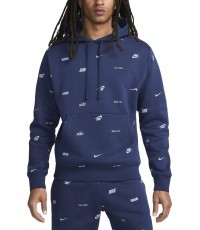 Мужская толстовка Nike Club+ BB PO Hoodie Fleece, синяя FB7434 410