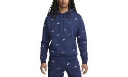 Мужская толстовка Nike Club+ BB PO Hoodie Fleece, синяя FB7434 410