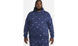 Nike Club+ BB PO Hoodie Fleece vīriešu džemperis, zils FB7434 410