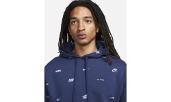 Nike Club+ BB PO Hoodie Fleece vīriešu džemperis, zils FB7434 410