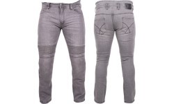 Vīriešu motocikla džinsi BOS Micas - Gray