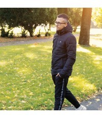 Vīriešu apsildāma jaka W-TEC HEATborg - Black