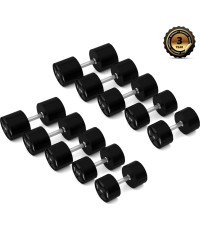 Poliuretāna hanteļu komplekts HPC SET 2 x 40-50 kg CPU (450 kg) HMS