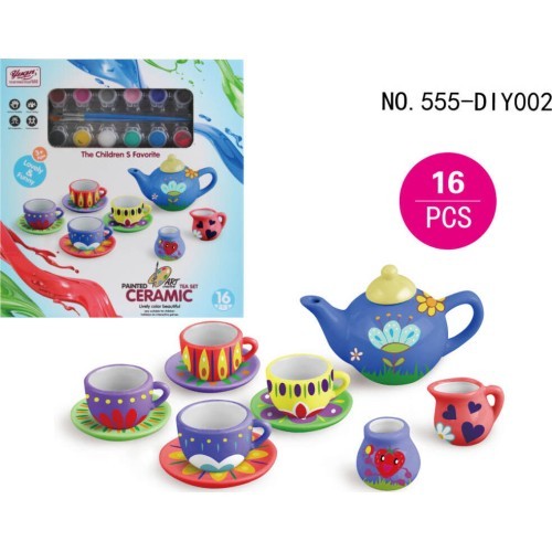 Ceramic Tea Painting Set