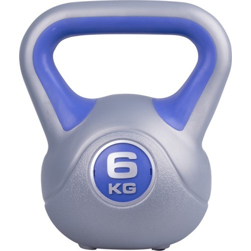 Cement-Filled Vinyl Kettlebell inSPORTline 6 kg
