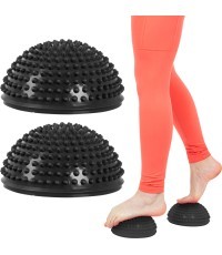 Балансировочный и массажный коврик для ног inSPORTline Uossia - Black