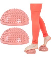 Balansa un pēdu masāžas paliktnis inSPORTline Uossia - Mocha mousse