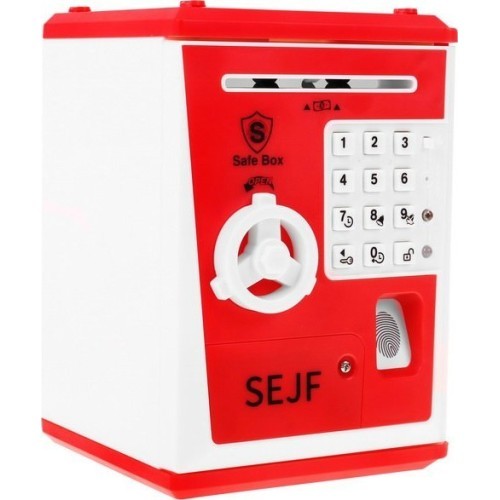 Rotaļu seifs Safe Money, sarkans
