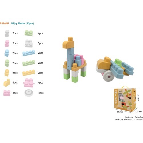 BIO Blocks For The Youngest 43pcs.