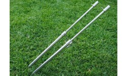 Makšķeres turētājs Zfish, nerūsējošais tērauds, 50–90 cm