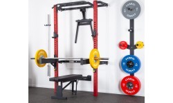 KLT22 MULTIFUNCTIONAL FOLDING POWER RACK RED HMS