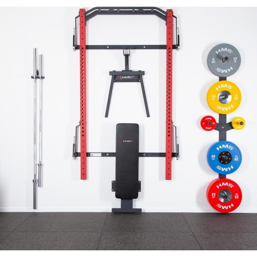 KLT22 MULTIFUNCTIONAL FOLDING POWER RACK RED HMS
