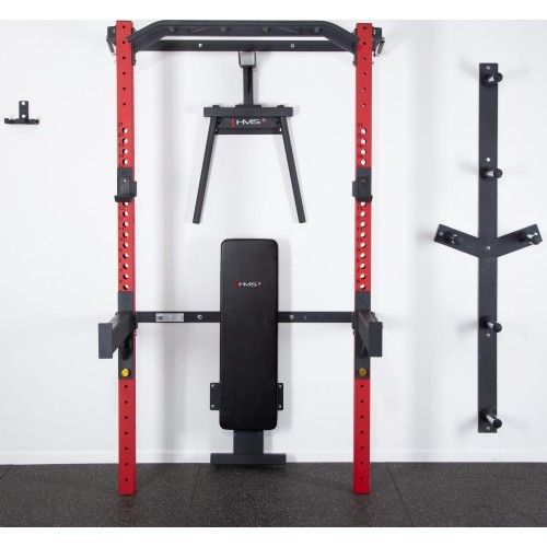 KLT22 MULTIFUNCTIONAL FOLDING POWER RACK RED HMS