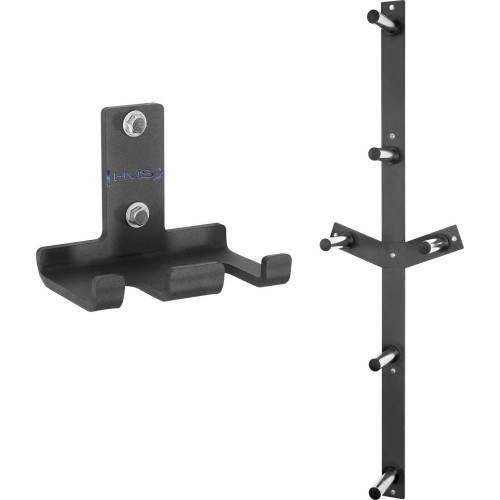SET OF WALL HOLDERS STR28 BAR HOLDER + STR29 WEIGHT RACK HMS