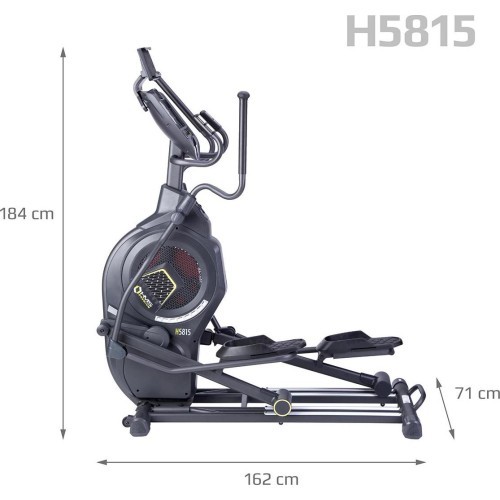 Puskomerciāls gaisa-magnētiskais eliptiskais trenažieris H5815 HMS Premium