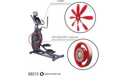 H5815 AIR-MAGNETIC ELLIPTICAL BIKE SEMI COMMERCIAL HMS PREMIUM