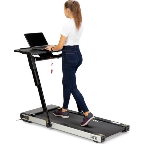 LOOP12 MULTI ЧЕРНАЯ ЭЛЕКТРИЧЕСКАЯ БЕГОВАЯ ДОРОЖКА СО СТОЛОМ HMS