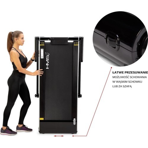 LOOP12 MULTI ЧЕРНАЯ ЭЛЕКТРИЧЕСКАЯ БЕГОВАЯ ДОРОЖКА СО СТОЛОМ HMS