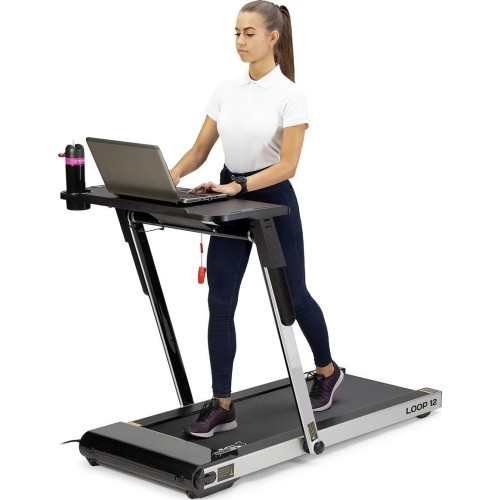 LOOP12 MULTI GRAY ЭЛЕКТРИЧЕСКАЯ БЕГОВАЯ ДОРОЖКА СО СТОЛОМ HMS