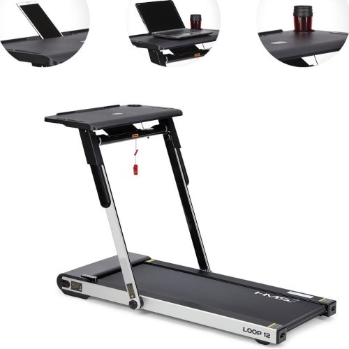 LOOP12 MULTI GRAY ЭЛЕКТРИЧЕСКАЯ БЕГОВАЯ ДОРОЖКА СО СТОЛОМ HMS