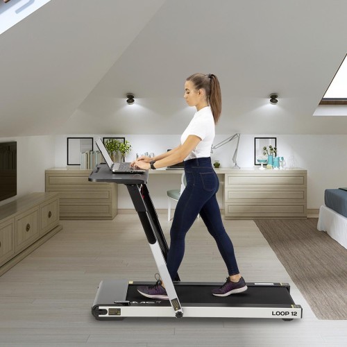 LOOP12 MULTI GRAY ЭЛЕКТРИЧЕСКАЯ БЕГОВАЯ ДОРОЖКА СО СТОЛОМ HMS