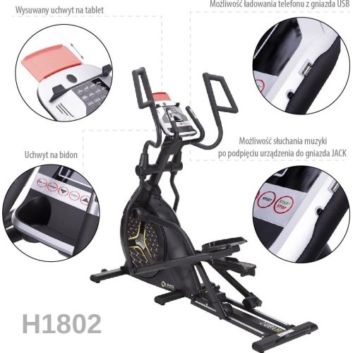 Puskomerciāls magnētiskais eliptiskais trenažieris H1802 HMS Premium
