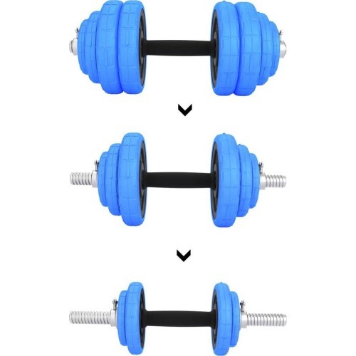 SGG30BAR DUMBBELL-BARBELL SET 30KG HMS