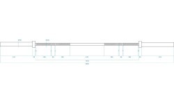 GO900 OLYMPIC BAR WITH LOCK JAW HMS PREMIUM