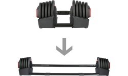 SGR40 PRO SET 2IN1 ADJUSTABLE DUMBBELLS 40 KGS HMS
