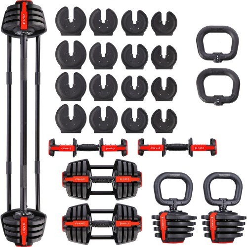 Набор регулируемых гантелей SGR18 Pro Set 3в1 20 кг HMS